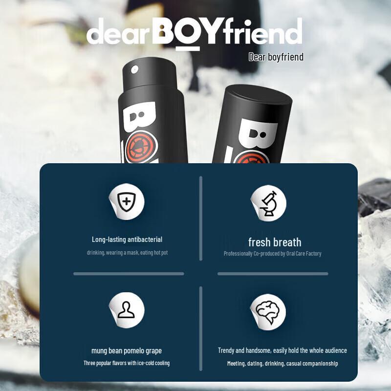 Black Spade Breath Freshener Spray - 3 Pack