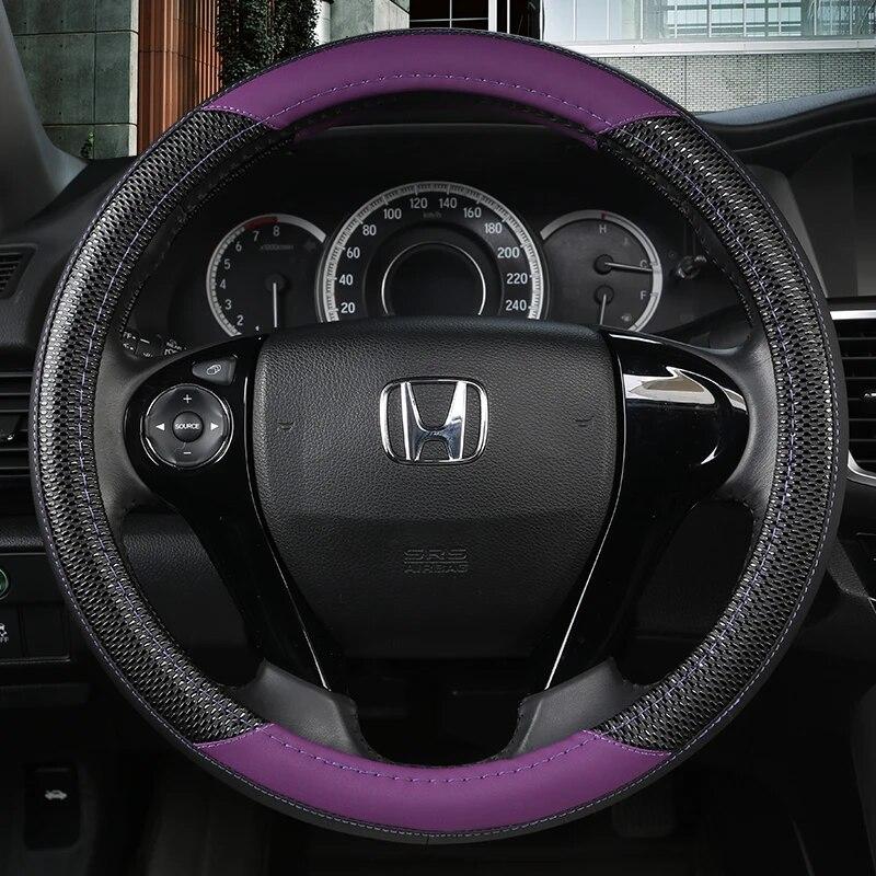Чехол на руль автомобиля из искусственной кожи для Honda Accord 9 2013-2017 Crosstour 2013-2015 Odyssey 2013 2014 2015 Автоаксессуары