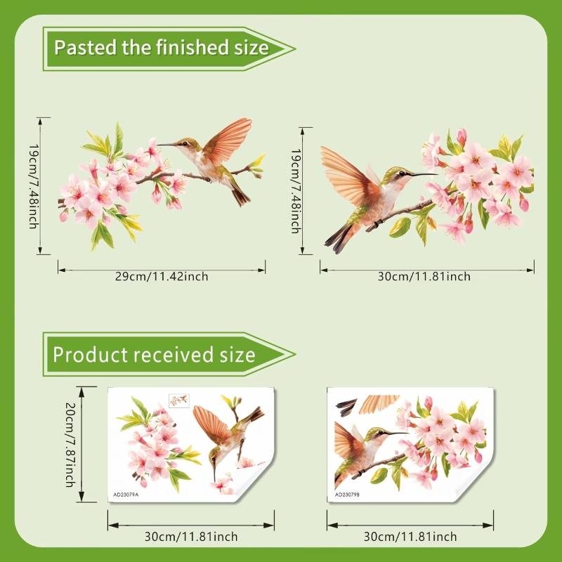 Floral Toilet Sticker Waterproof Moisture Proof Removable Bathroom Wall Toilet Lid Decal for Small Bathroom Upgrade