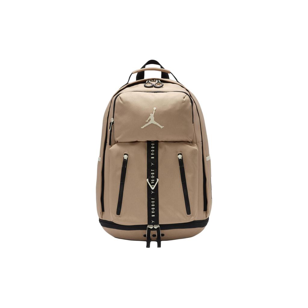 New Jordan Polyester Backpack Unisex Medium Brown FJ6807-205
