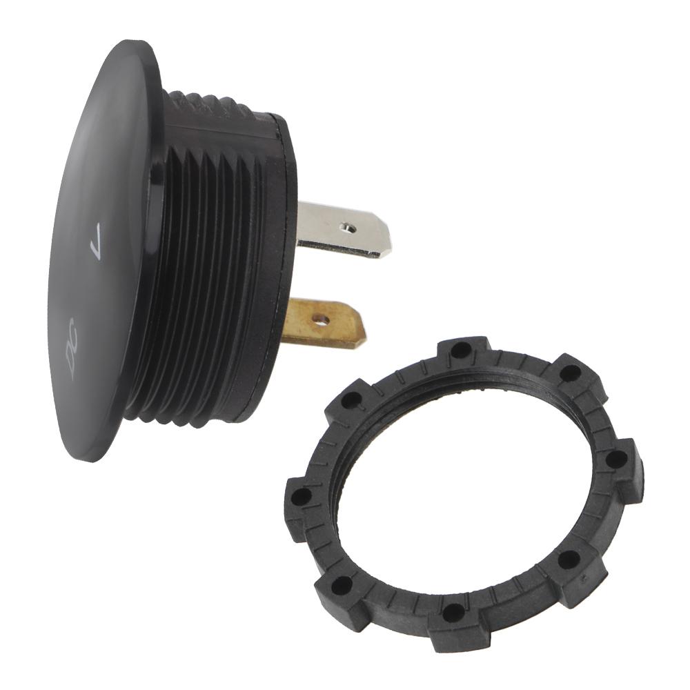 Мини цифровой вольтметр Ammete DC 12V-24V для автомобиля, мотоцикла, лодки, светодиодный дисплей, тестер напряжения