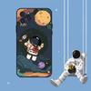 Чехол для мобильного телефона Apple iPhone16Pro Max, милый чехол для мобильного телефона с мультяшным астронавтом, окрашенный и устойчивый к падениям.