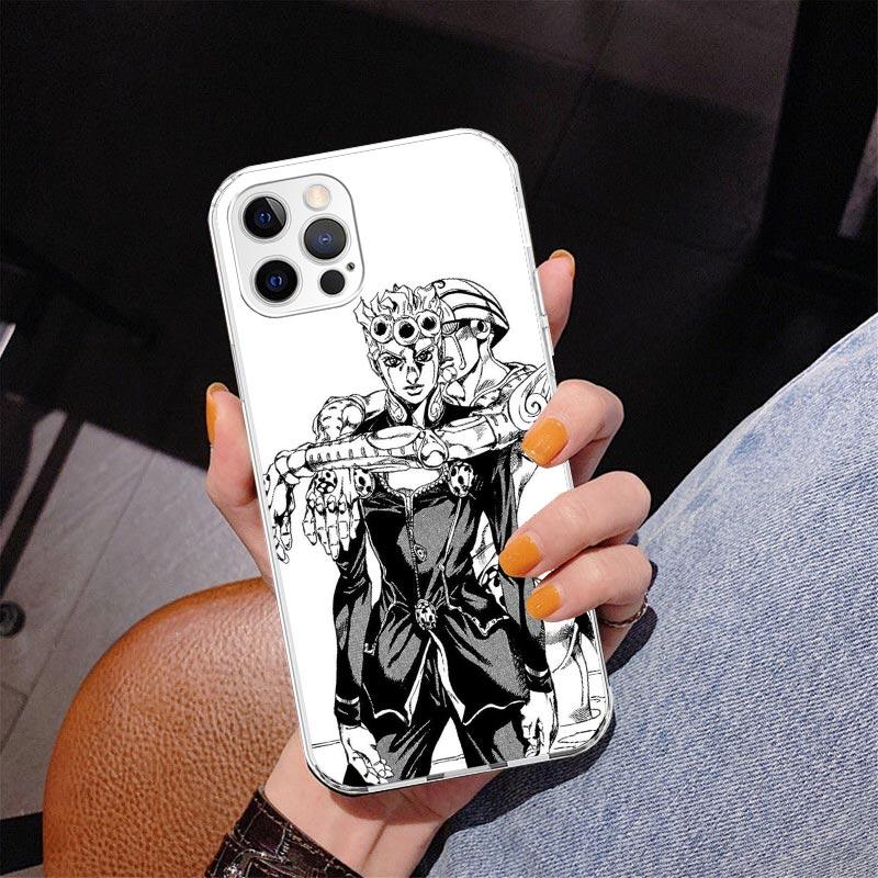 Чехол для телефона JoJo's Bizarre Adventure Для iPhone 17 Air 16 Pro Max 16E 15 + 14 Plus 11 12 13 Mini 7 8 SE Подарок Чехол с принтом Fundas 17