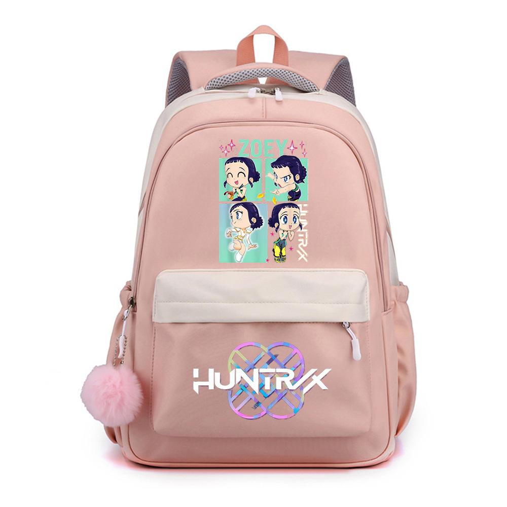 Cute Anime K-Pop Printed Large Capacity Backpack for Teenger Student Girl Boy Schoolbag Bookbag Kid Gift Women Waterproof Travel Bag Mochila