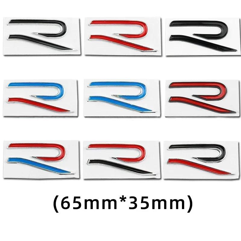 RUNTB1 Metal Car Decals for Volkswagen VW R Line Golf 8 Beetle Scirocco Passat Sharan Tiguan Jetta Trunk Sticker Fender Side Badge