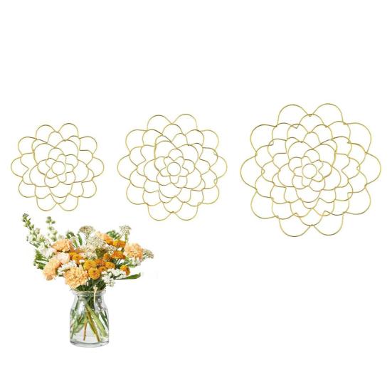 Многоразовая цветочная сетка из нержавеющей стали, проволока в виде цветка-лягушки, сетка-аранжировщик для вазы, цветочная композиция, дисплей для растений