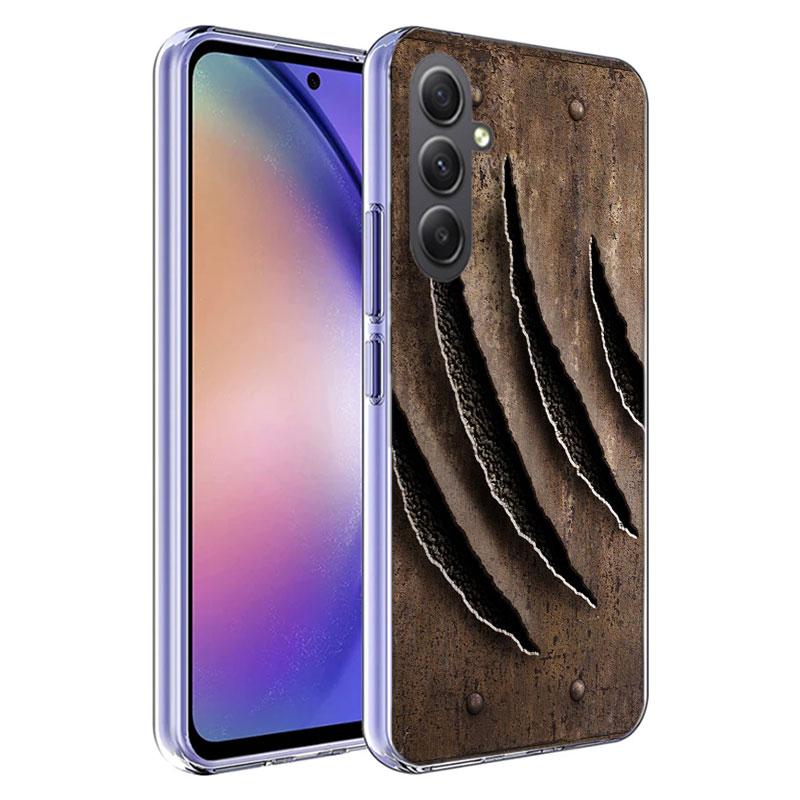 Fierce Beast Claws Scratch Marks Phone Case for Samsung A16 A26 A36 A56 A17 A37 A57 A07 A06 A02S A03 A04S A05S Galaxy Note 20 10