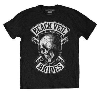 Черная унисекс хлопковая футболка для взрослых Hollywood от Black Veil Brides