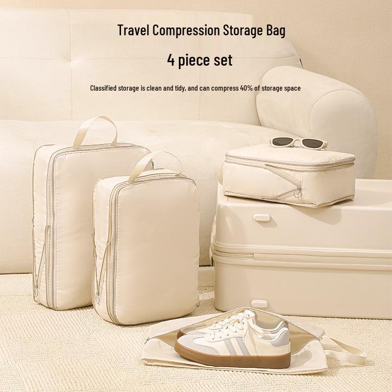 Portable Travel Compression Storage Bag for Clothes and Quilts