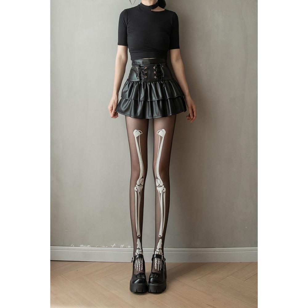 Крутые светящиеся колготки, светоотражающие сетчатые чулки, модные светящиеся чулки