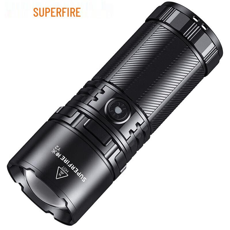 SupFire Y2 High-Power Rechargeable Zoom Flashlight