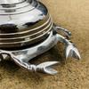 Brass Bell Chrome Finish Aluminium Crab Bell Hotel Counter Reception Bell Teacher Desk Bell