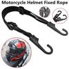 60cm Motorcycle Luggage Belt High-strength Elastic Trunk Strap Helmet Gear Buckle Rope Electric Vehicle Retractable Protection