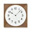 Lemnos Wall Clock Root Analog Natural Wood Brown ROOT BW Lemnos Height 330 X Width 330 X Thickness 46mm NY21-09