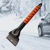 Лопата для уборки снега Скребок для льда Инструмент для удаления снега и инея с лобового стекла с поролоновой ручкой Скребок для окон без царапин для автомобилей и грузовиков