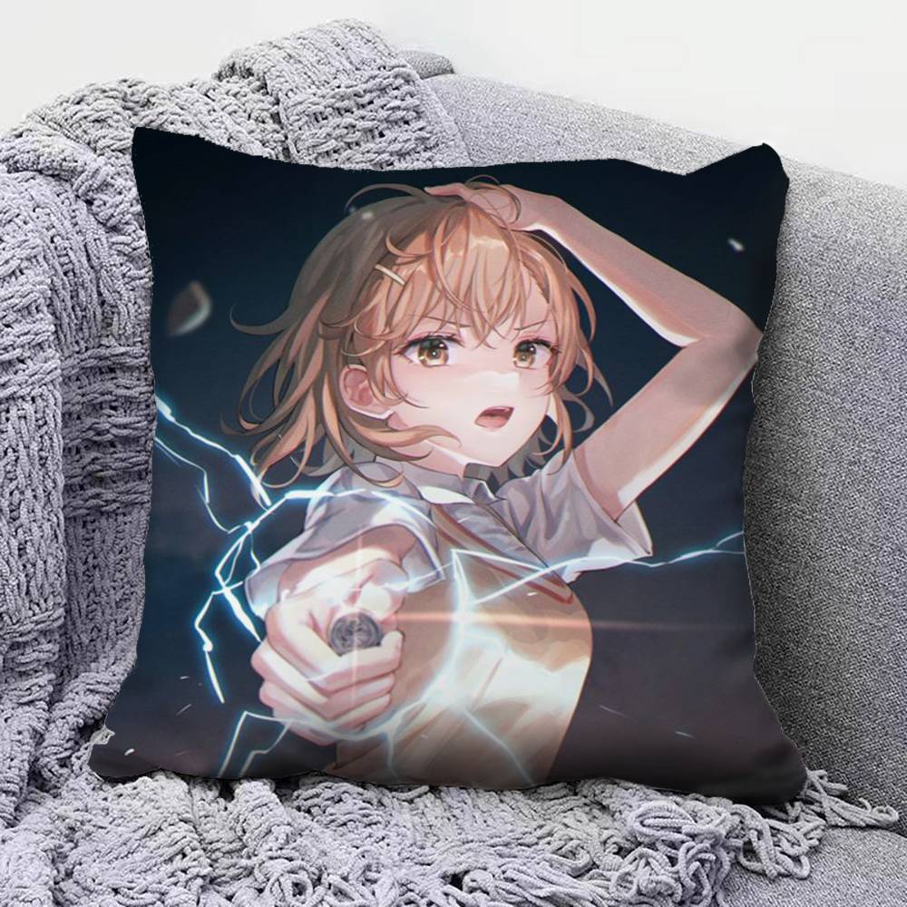 A Certain Magical Index A-Anime Pillow Covers, Home Sofa Cushion Covers And Aecorative Custom