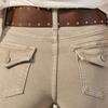 MAXZA Стирка Джинсы Bootcut с Накладными Карманами Комплект с Ремешком Zf05ql003na