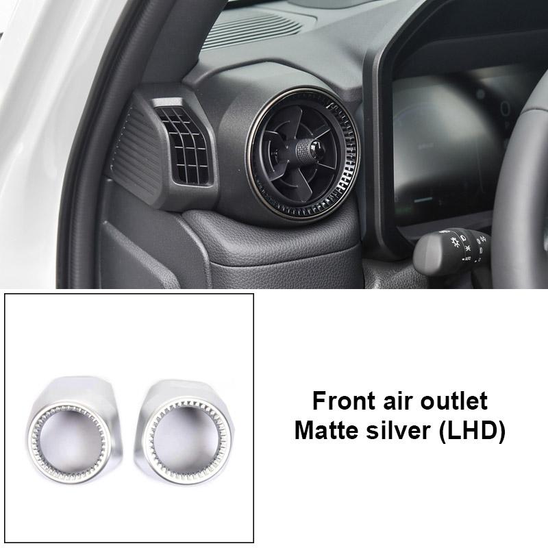 Vtear ABS Car Central Air Outlet Trim Cover Styling Interior Decoration Accessory Parts For Toyota Land Cruiser 250 Prado LC250