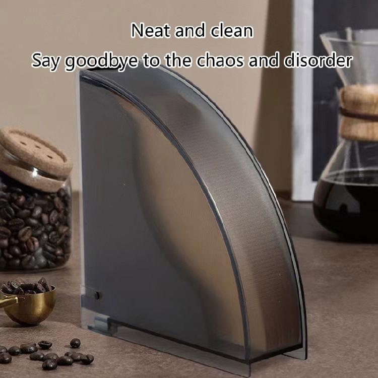 Держатель для кофейных фильтров Коробка для кофейных фильтров с пылезащитной крышкой для кофейни Домашний контейнер для хранения Бумажных фильтров