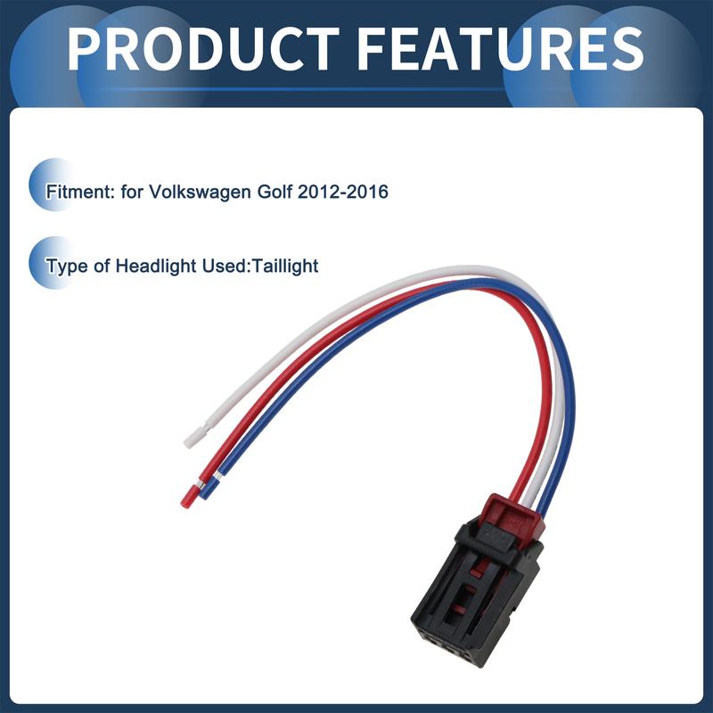 X Autohaux № 7N0972703 Жгут проводов фар в сборе для Volkswagen Golf Задний фонарь 1 шт.