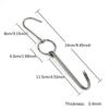 Duck Butcher Meat Processing Drying Smoking Hanger Stainless Steel Bacon Hook