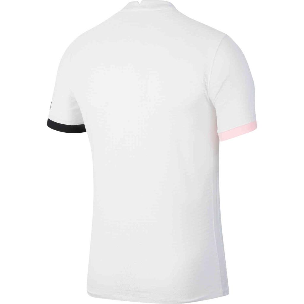 Nike Футболка Paris Saint-Germain 21/22 Away Player Edition с цветным блоком, буквенным принтом и номером, с круглым вырезом и коротким рукавом, мужская, белая CV7850-101