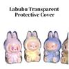 5-1pcs For Labubu Transparent Protective Cover Monster Elf Doll Cover Storage Box Cute Elf Plushie Display Cover for Party Dolls