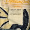 Капитан Кук 70-е цветочный геометрический Рукав короткий Гавайская рубашка Старый винтаж Мужской Б/у