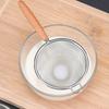 Flour Sieve Anti-Slip Fine Mesh Comfortable Grip Stainless Steel Multi-function Heat Insulation Manual Juice Filter Oil Net Colander Daily Use