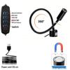 Magnetic Gooseneck CNC Machine Work Light for Lathes & Milling Machines