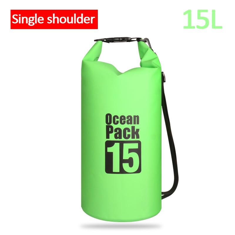 500D Waterproof Swimming Bag Dry Sack 2/5/10/15/20/30L Waterproof Floating Dry Gear Bags For Boating Fishing Rafting Swimming