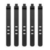 5pcs/set Silicone Cable Fixing Tie Releasable Cable Winders Strap