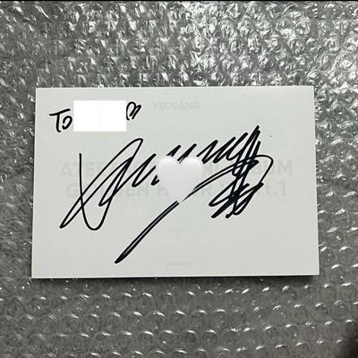 [Б/У] ATEEZ Ёсан GOLDEN HOUR WORK автограф