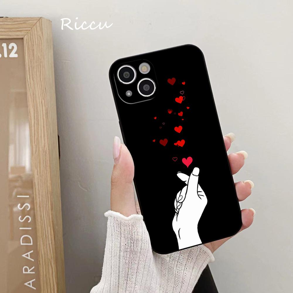 ДЛЯ iPhone 14 Чехол для телефона Fingertip Love 14 11 12 Pro 8 7 14 Plus X Pro 14 MAX 13 MINI XR XS iphone 14 13 Мягкие чехлы для телефонов