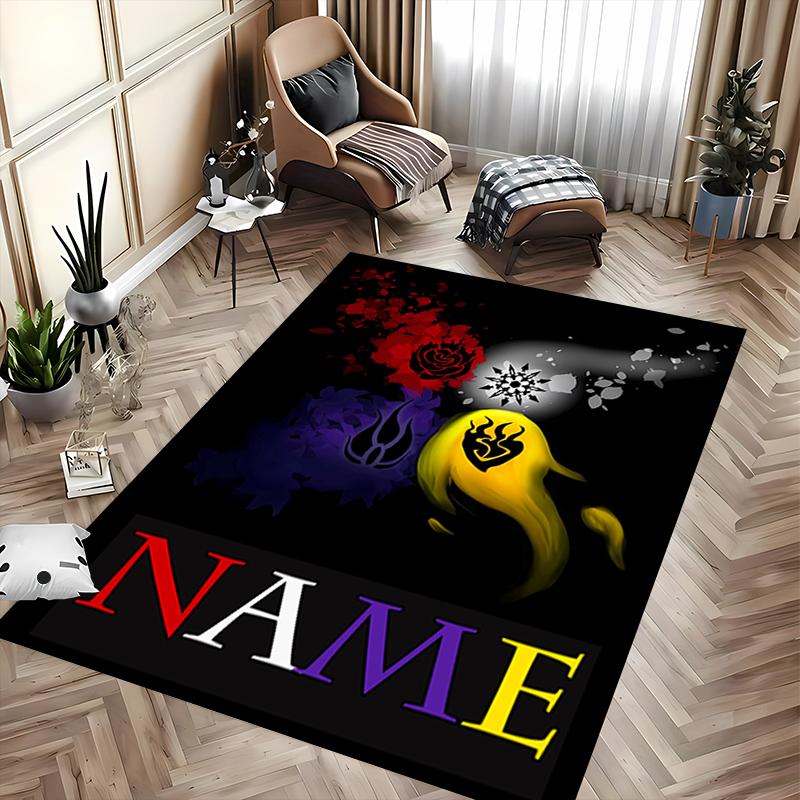 Custom personalization RWBY Volume Area Rug - Perfect For Kitchen, Bathroom,Laundry Room Decor Large Size Available,Gift All Seasons
