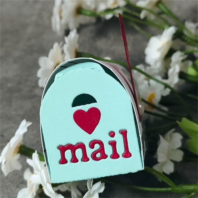 3D стерео почтовый ящик вырубные штампы трафареты металлические вырубные штампы шаблоны формы для скрапбукинга изготовление открыток украшения