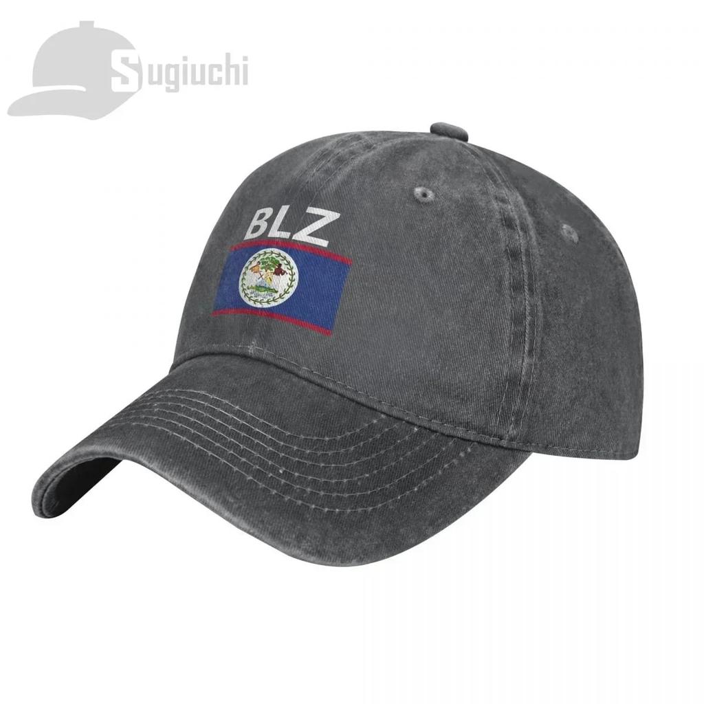 Belize Flag With Letter Washed Cotton Cap Gorras Snapback Caps Baseball Dad Outdoors Travel Sun Hats Casquette