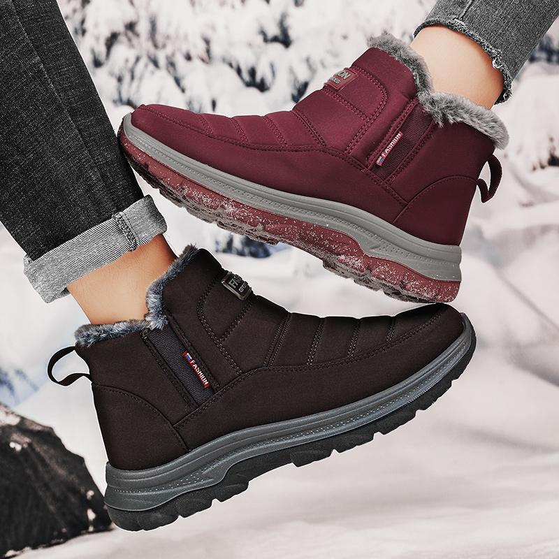 MCTIN Осенне-зимние женские толстые теплые спортивные туфли с нескользящей амортизацией, легкие высокие мужские кроссовки