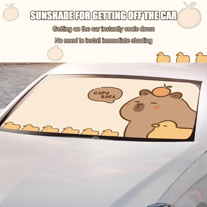 Зонт для лобового стекла автомобиля Складной зонт Светоотражающий солнцезащитный козырек Защита от теплоизоляции переднего стекла Простой в использовании и хранении Для