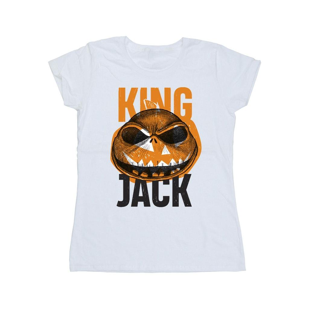 Disney Womens/Ladies The Nightmare Before Christmas King Jack Cotton T-Shirt
