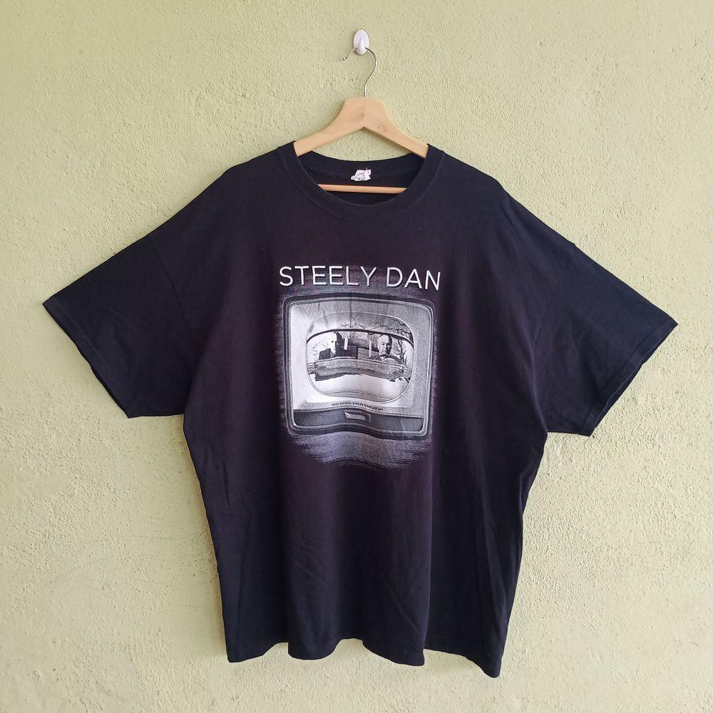 Steely Dan Тур 2013 Группа Черная Короткий рукав Унисекс Футболка S-5XL KH12162 Унисекс Футболка