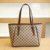 Fashion Light Luxury High-end Tote Bag New Casual Simple Plaid Bag Women's Retro Trend Armpit Bag