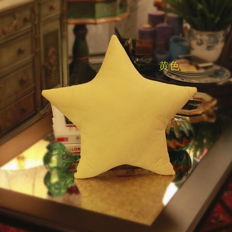 Love Heart Throw Pillow Peach Heart Five-Star Cushion Plush Toy Kindergarten Five-Pointed Star Rag Doll Children'S Holiday Gift