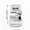 Alloy Steel Elastic Band Presser Foot 9907-6 Sewing Machine Tools  Elastic Cord Band Fabric Stretch
