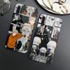 Jujutsu Kaisen Phone Case For Samung A32 A51 A52 NOTE 10 20 S10 S20 S21 S22 Pro Ultra Black PC Glass Phone Cover