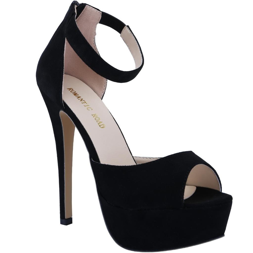 Женские босоножки на платформе 2025 года, летние сексуальные туфли для стриптиза на высоком каблуке 14 см, туфли на шпильке с ремешком на щиколотке, гладиаторские туфли для свадебной вечеринки