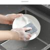 Reusable Kitchen Cleaning Sponges 5/10PCS Double Sided Scouring Pads for Pans Pots Dishwashing Household Tools