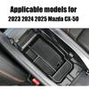 Органайзер-лоток на центральную консоль, совместимый с CX50 2025 2025 2025 Mazda CX-50 Аксессуары, Вставка-лоток на консоль для дополнительного хранения