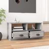 VidaXL TV Cabinet Sonoma Grey 93x35.5x45 Cm Engineered Wood 816470