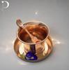 Pure Copper Panchapatra Patra Set with Spoon | Udharini for Charnamrit, Ganga Jal & Abhishek Pooja | Pooja Patra for Home & Temple Use